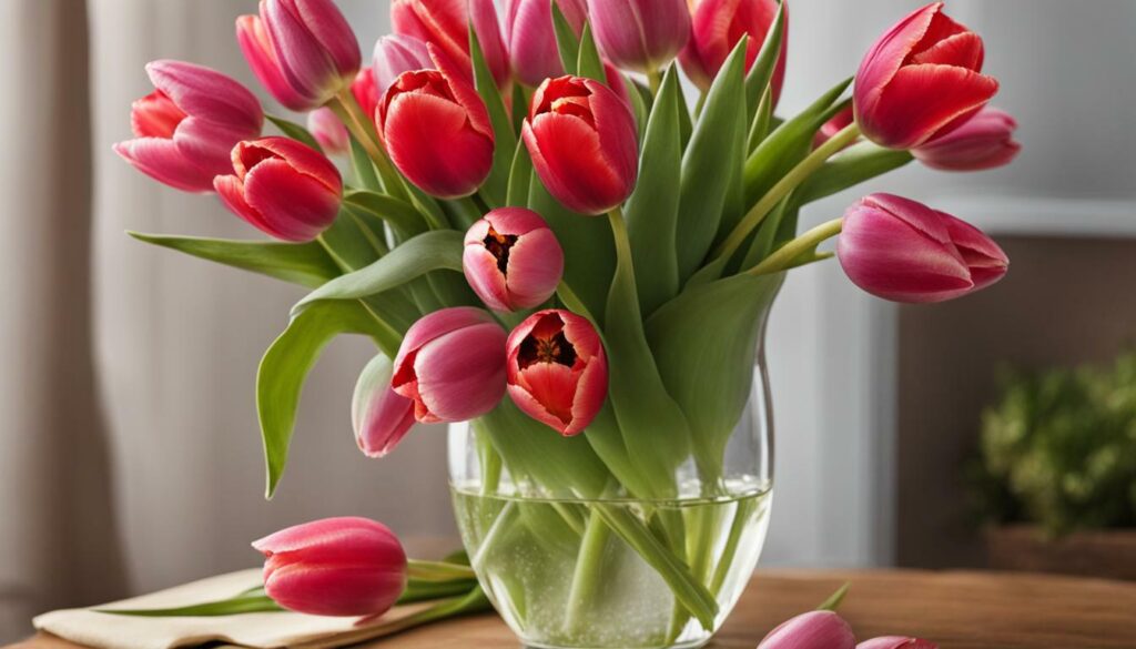 tulipes fraîches