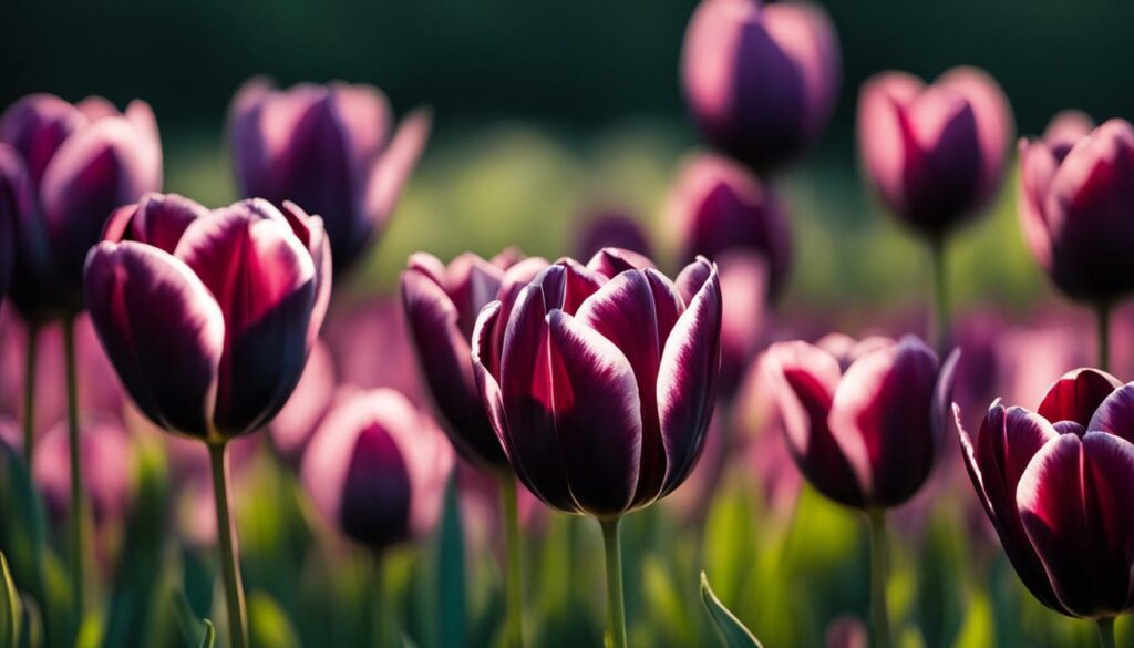 tulipes noires