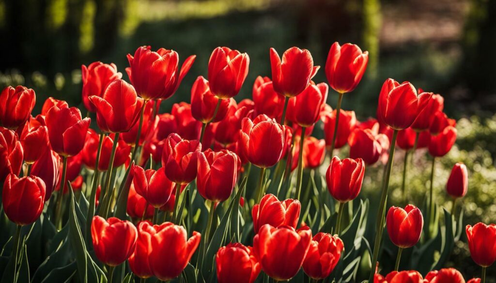 tulipes rouges
