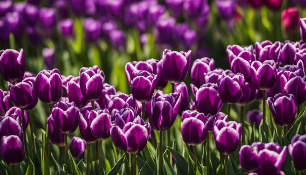 tulipes violettes