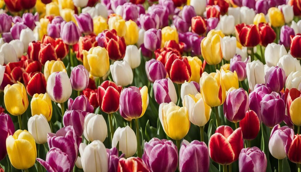 variété de tulipes