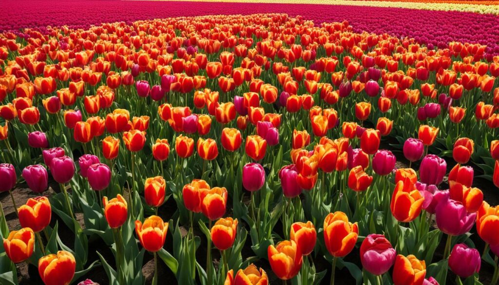 variété de tulipes